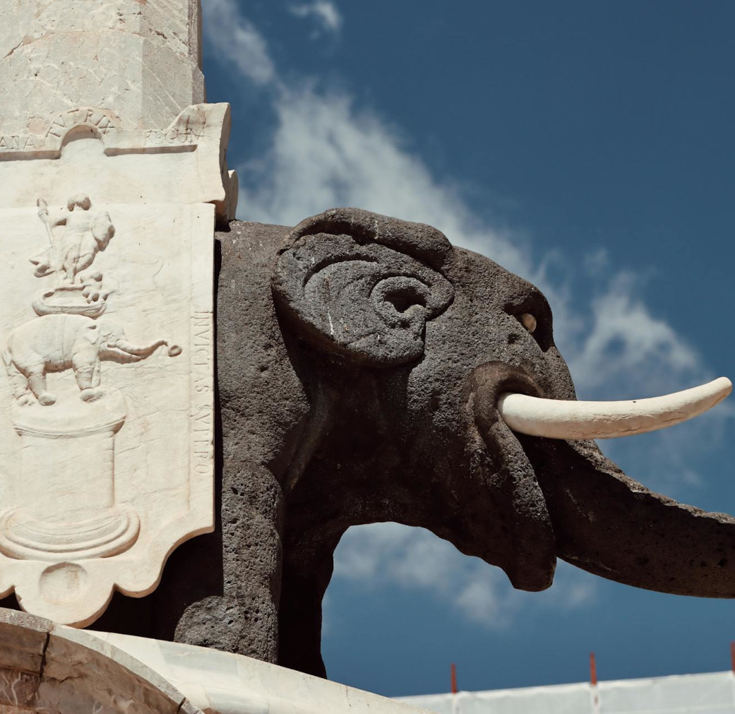 obelisco con elefante piazza Duomo Catania